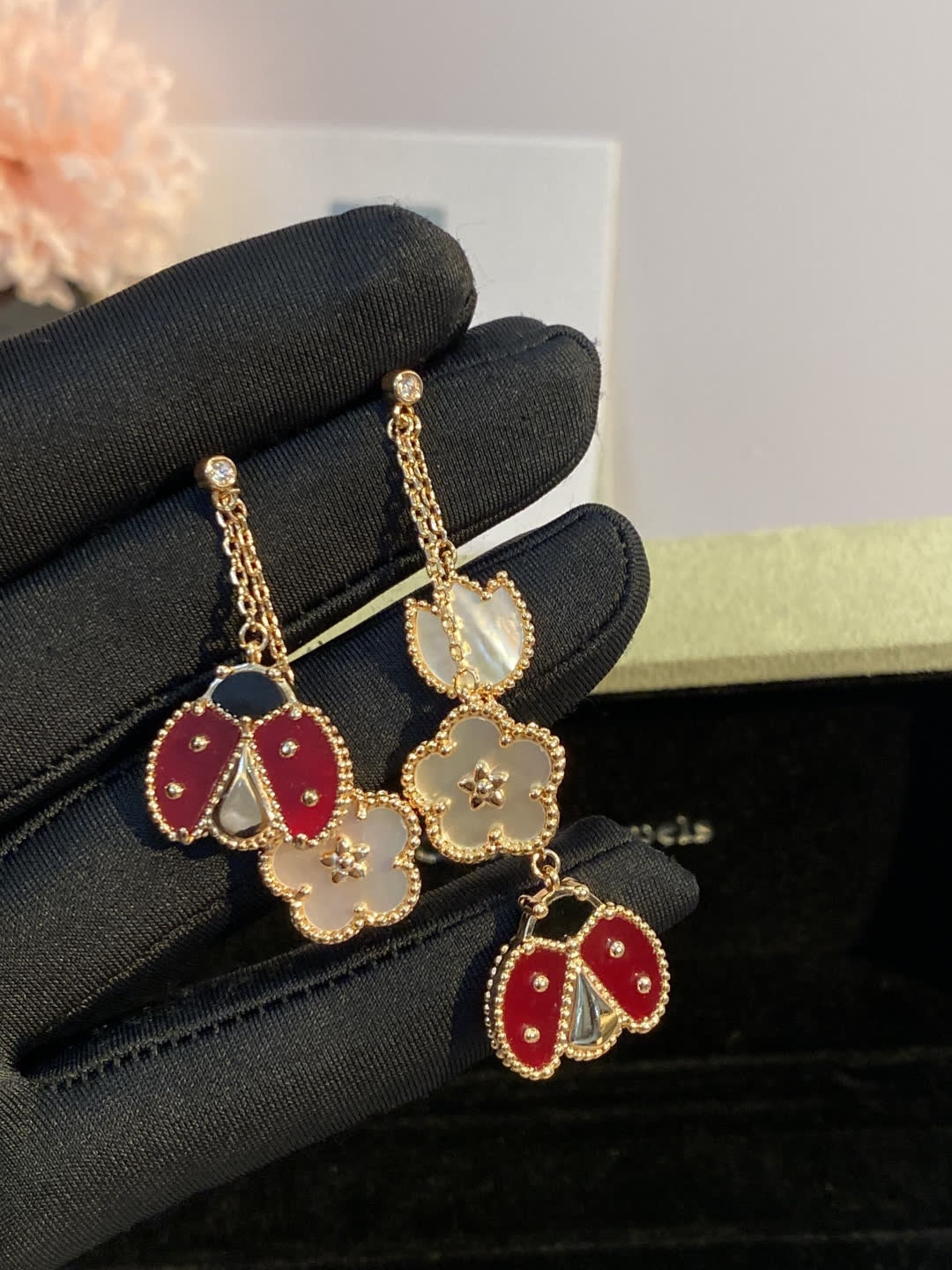 Van Cleef & Arpels Ladybug Earrings